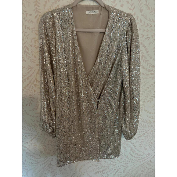 FALL SALE! NWOT 12th Tribe Sparkling Sequin Dress - Picture 6 of 9